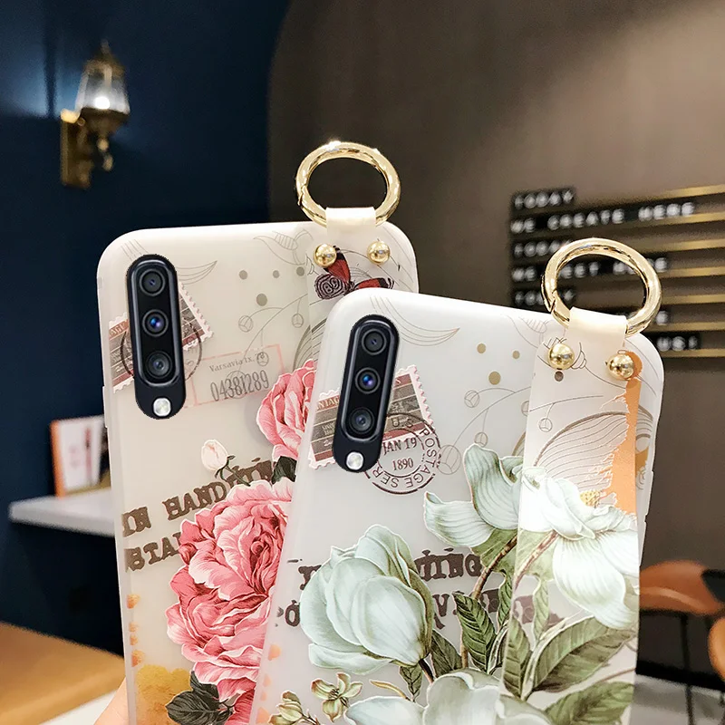 SoCouple держатель чехол для телефона для Samsung Galaxy S8 S9 S10 плюс A30 A40 A50 A60 A70 A10 A20 Note 8, 9, 10, мягкий ТПУ ремешок чехол