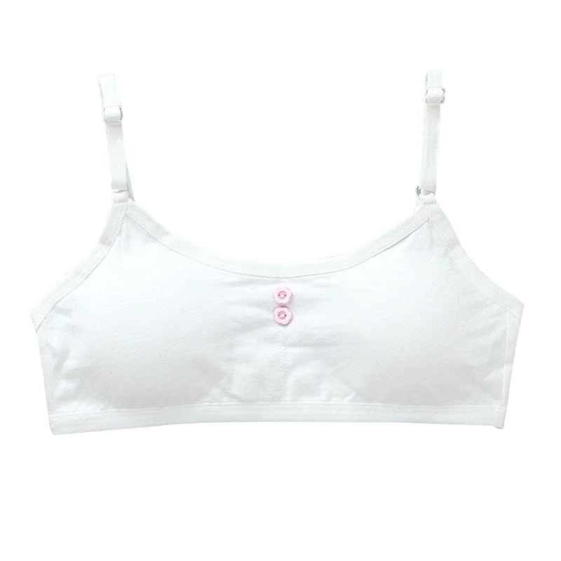 

Teen Kids Girls Training Bra Underwear Lingerie Undies Undercloth Thin Strap Top Sleeveless Vest Cotton Children bra