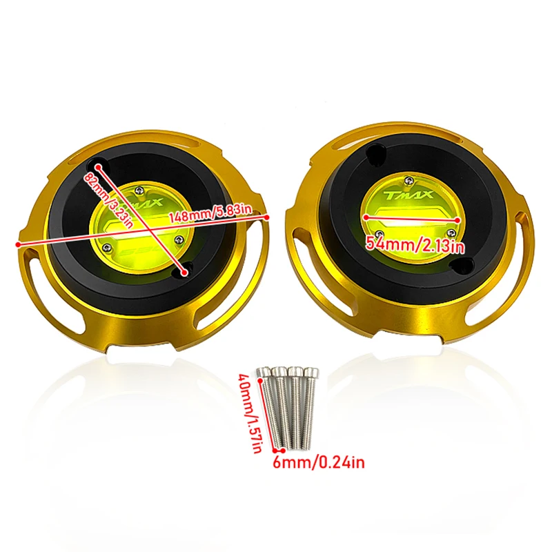 Новинка крышка статора двигателя мотоцикла TMAX защитная CNC для Yamaha T-max 530 2017 2018 TMAX530