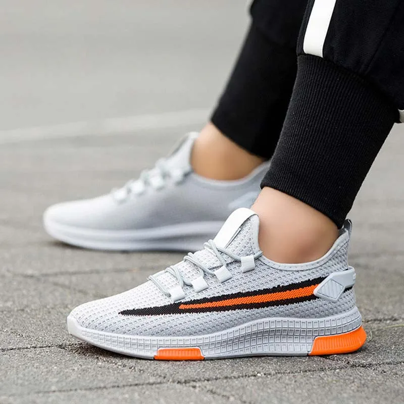 Новинка 2020 мужские повседневные кроссовки модный светильник дышащие на шнуровке