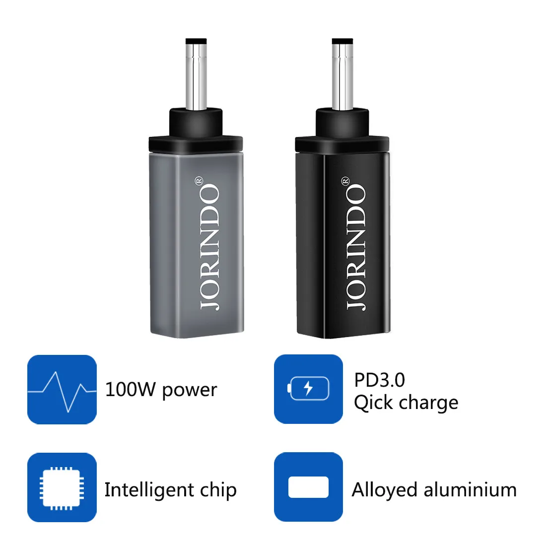 JORINDO Type-C гнездо для DC4.0 * 1 7 Средний sulcus PD decoy до 100 Вт ноутбук компьютер зарядки