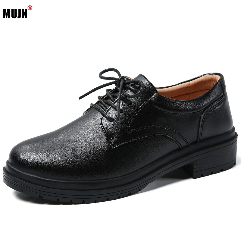 

Fashion Platform Shoes for Women British Style Genuine Leather Lace-up Casual Ladies Sneakers Plus Size 35-40 zapatillas mujer