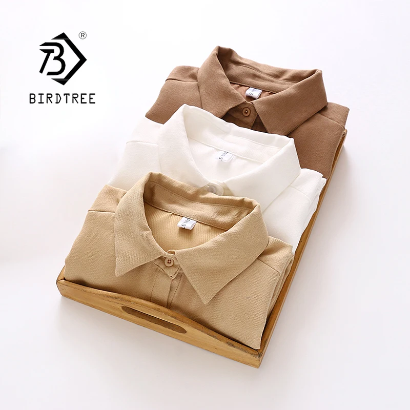 New Women Solid Corduroy Turn-Down Collar White Shirt Button Up Office Lady Korean Style Khaki Blouse Feminina Blusa T9D607T | Женская