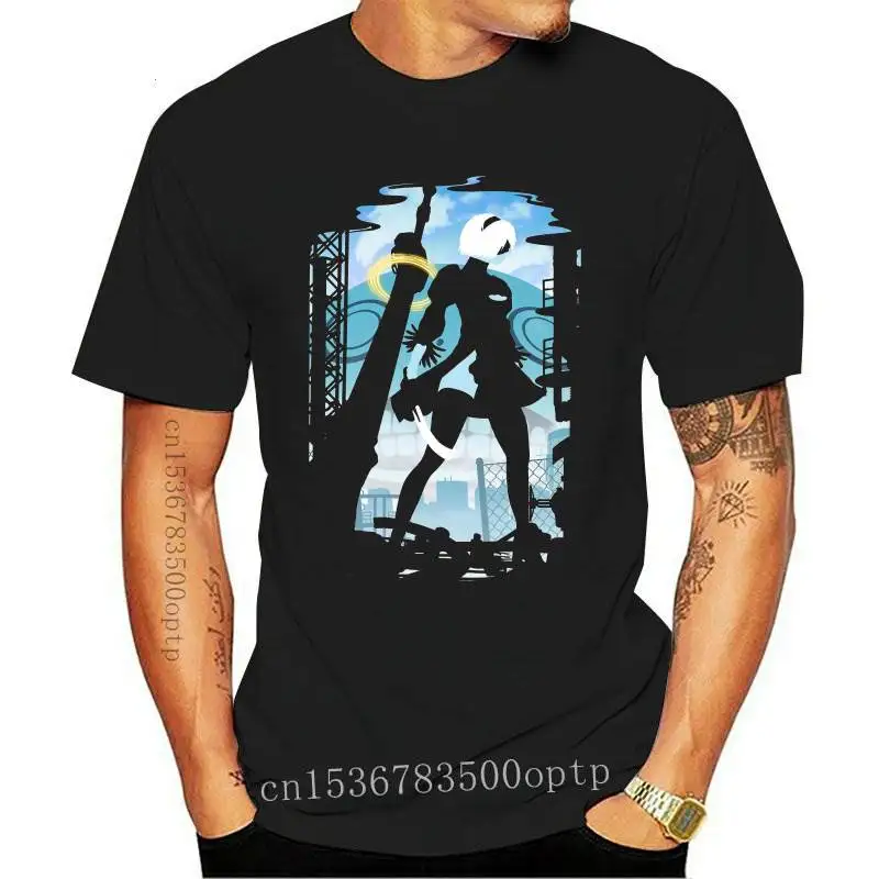

New Yorha Casual T Shirt Hot Sale NieR Automata Tee Shirt 100% Cotton O Neck T-shirts