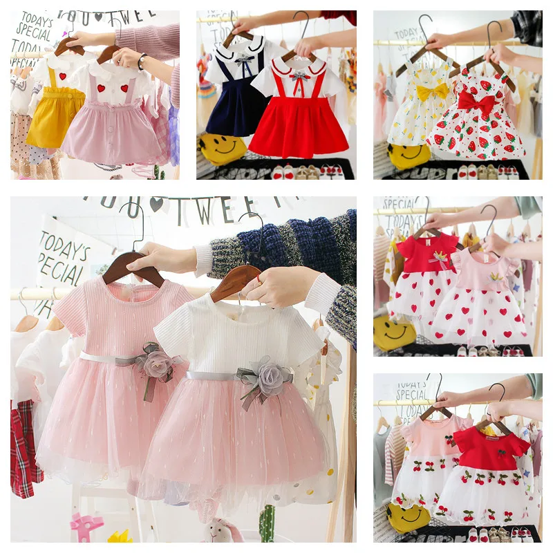 Летние платья для маленьких девочек милое платье принцессы свадебной вечеринки