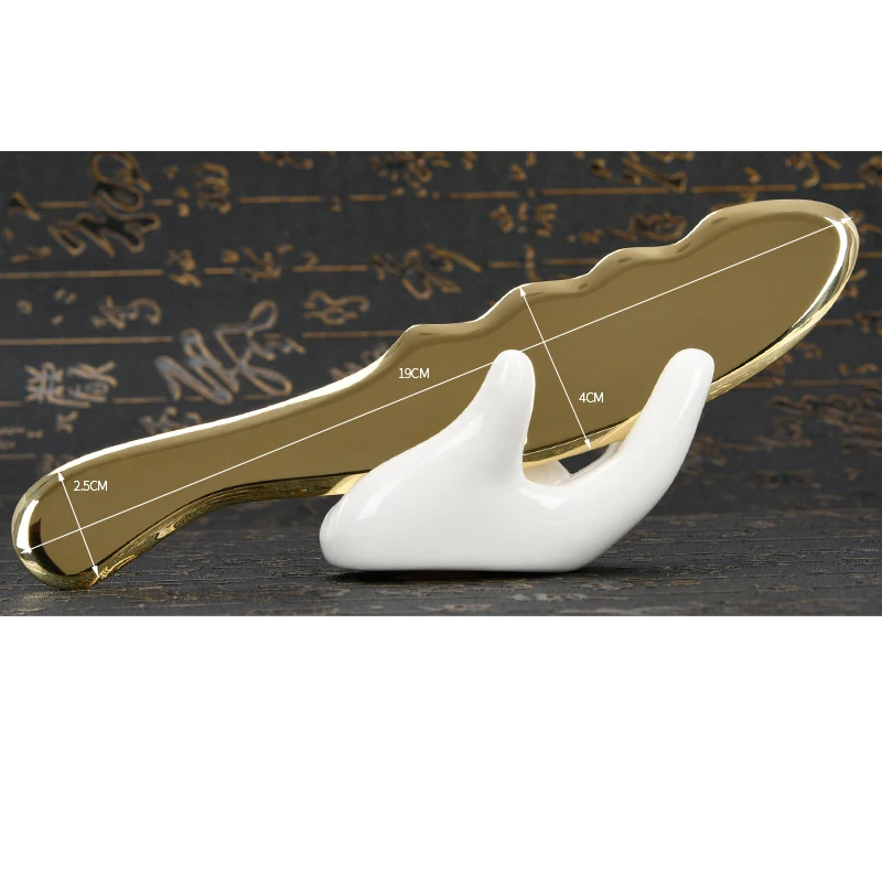 

Pure brass Gua Sha massage board moisturizing skin-promoting beauty beauty-beautifying Gua Sha scraping massage board