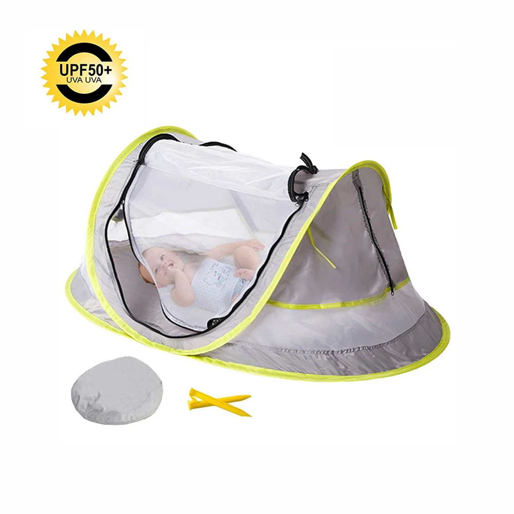 

Baby Beach Tent UV Protection Sunshelter Awning Foldable Mosquito Net for Outdoor Camping Tents Portable Sunshade