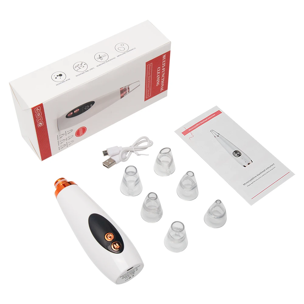 Пылесос для удаления угрей средство и прыщей на лице|Устройство ухода за кожей