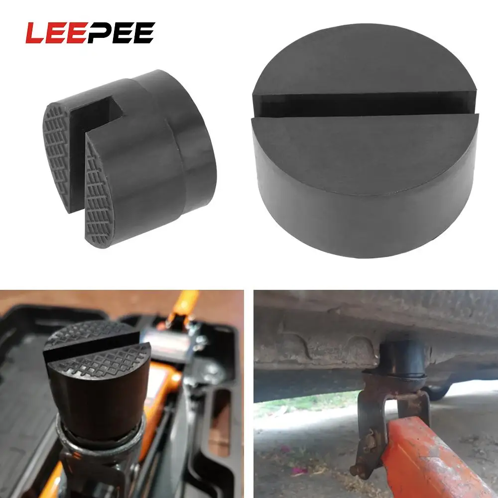 

LEEPEE автомобильный подъемный домкрат подставка с прорезями Напольный домкрат черная Универсальная рамка рельсовый адаптер резиновая прокл...