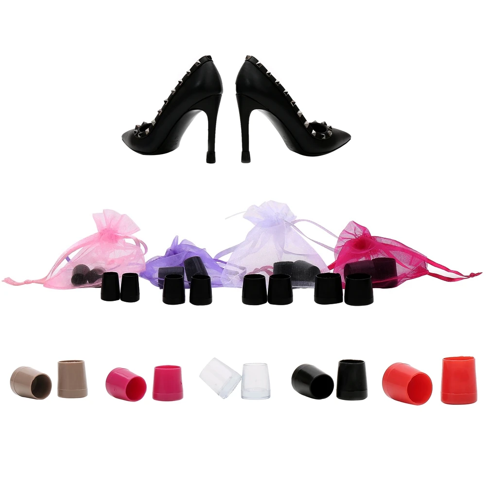 4 пары/Лот силиконовые защитные чехлы для туфель на высоком каблуке шпильке