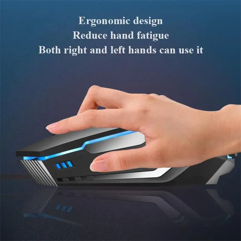 Профессиональная Проводная игровая мышь K3 цветной светильник электронная