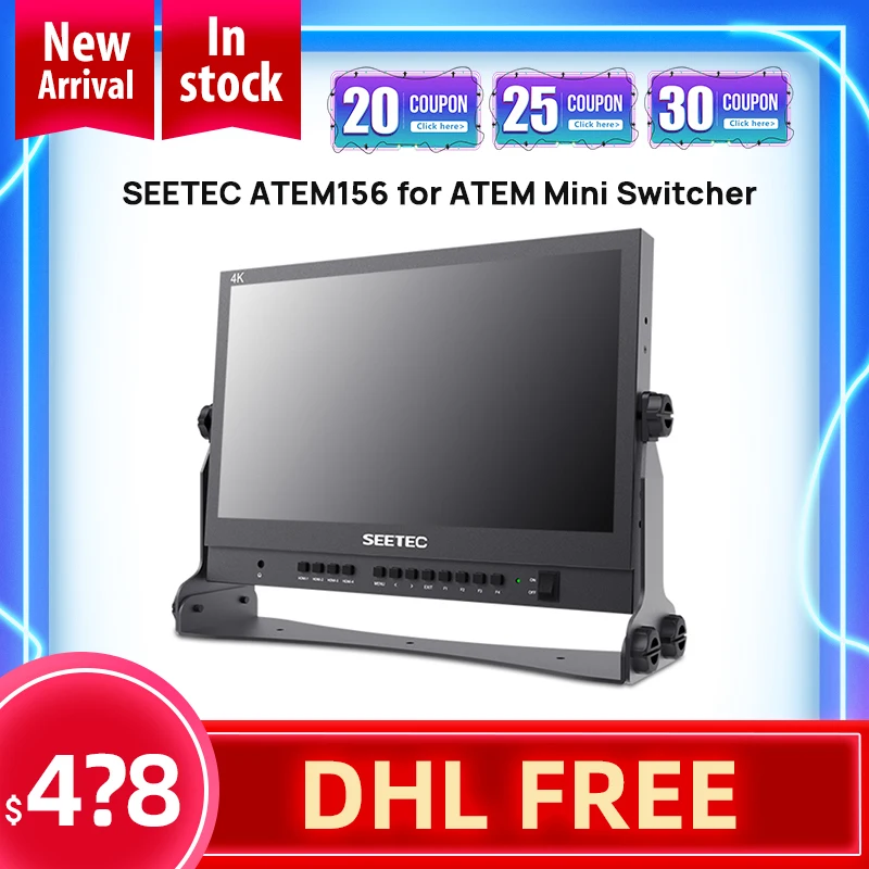 SEETEC ATEM156 15 6 дюймов потоковая трансляция в прямом эфире директор для контроля