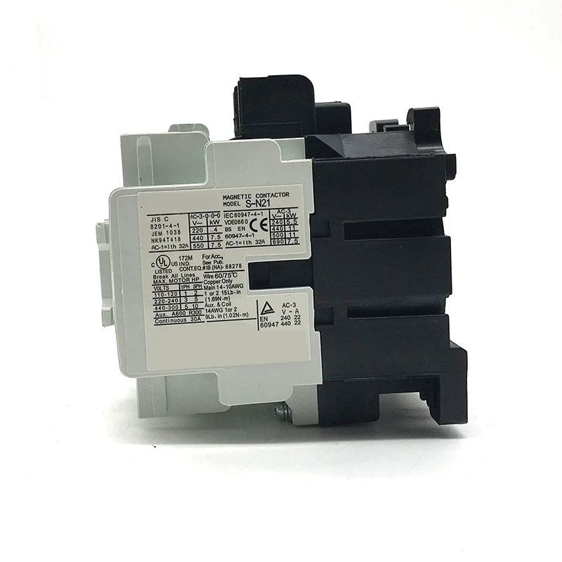 Фото Мотор переменного тока контактор S-N21 напряжение катушки AC110V220V 380V вспомогательный контакт 21A №3