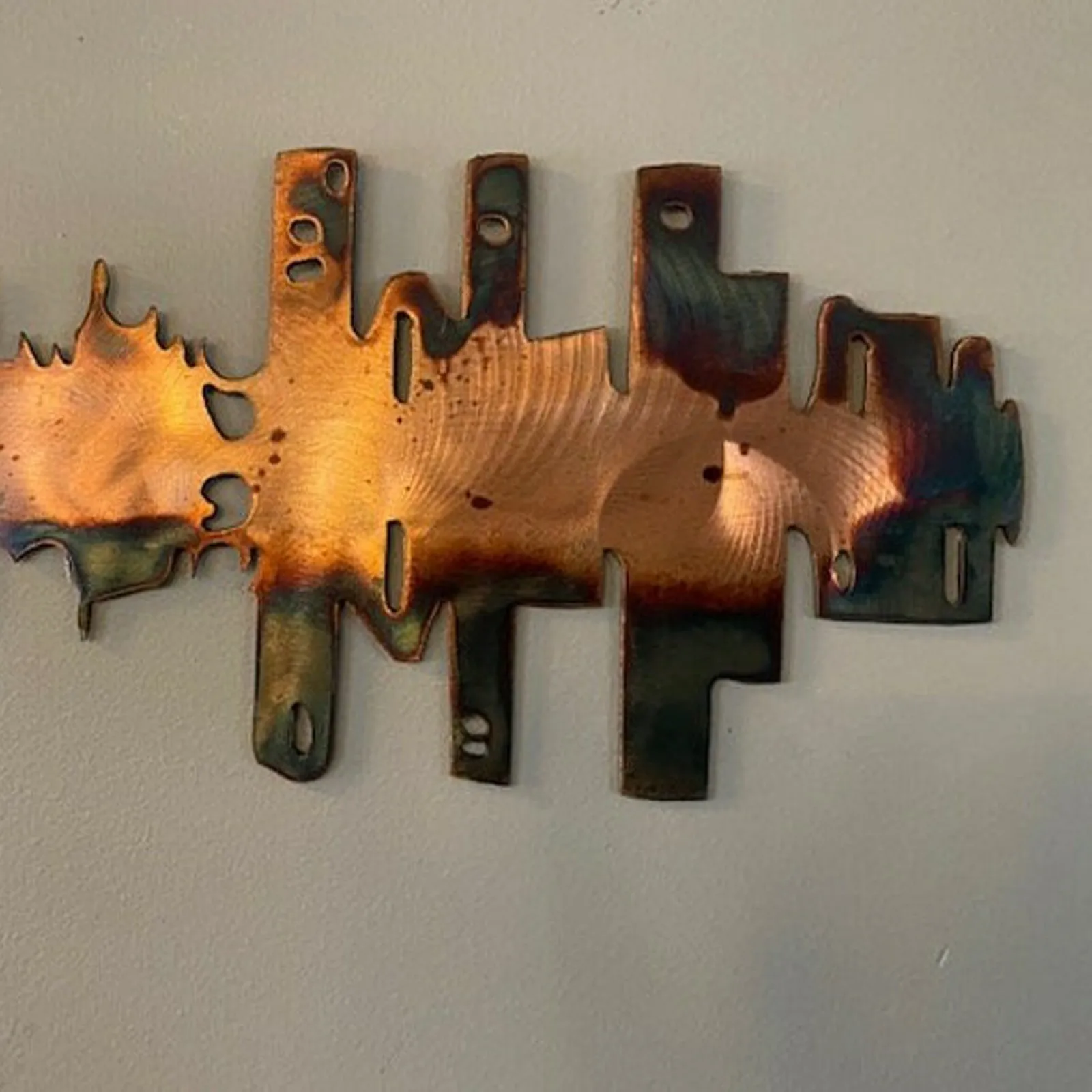 Абстрактная гитара металлическое искусство фотогитара внутренняя и наружная