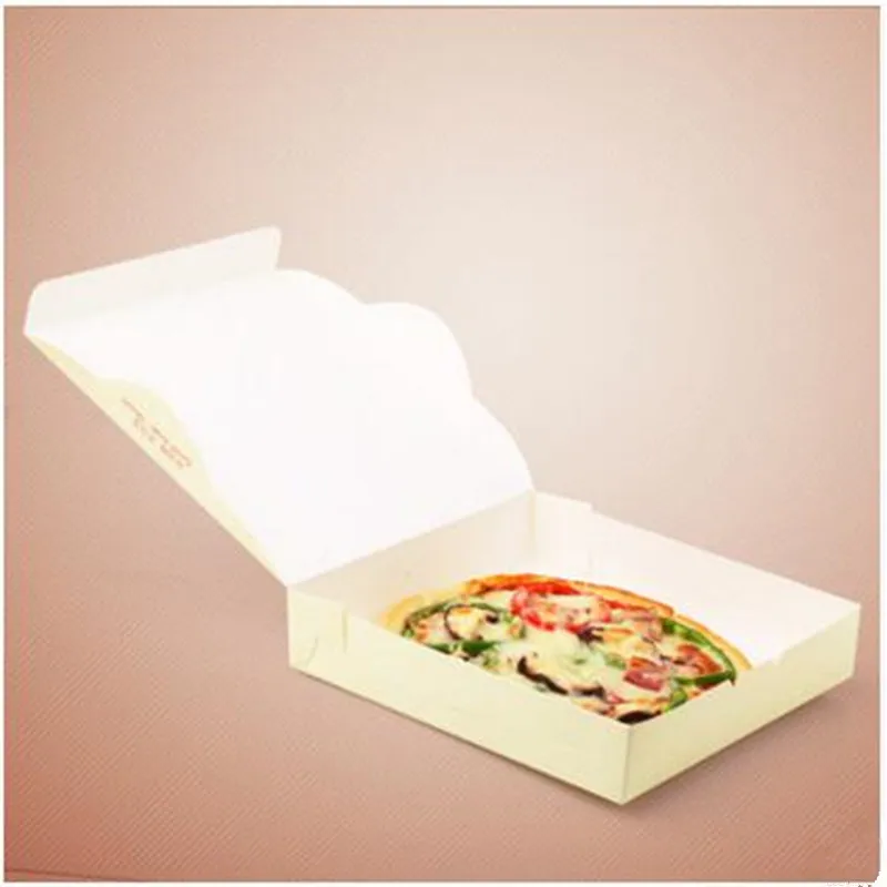 Коробка для пиццы белый картон коробка печати 20 см * 3 8 10 шт. |