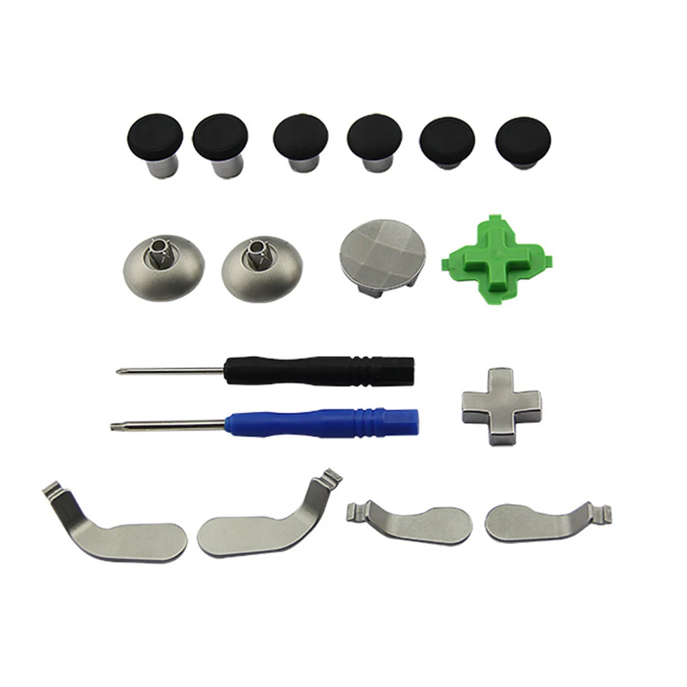 

Full Set Joystick Caps DIY Replacement Repair Part Kit 2nd Button Paddles For XBOX One Elite Gamepad Joystick Controller