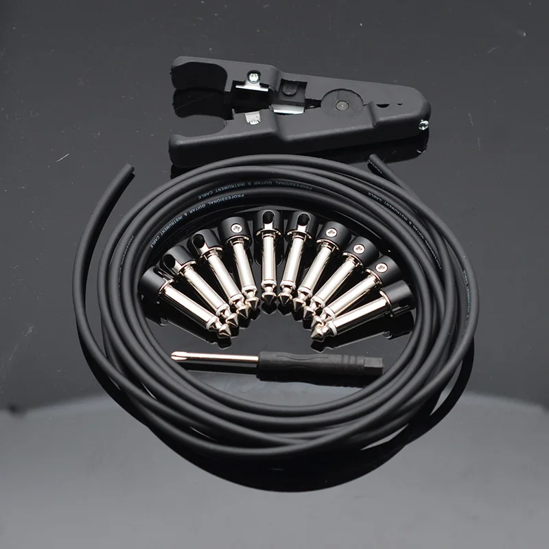 10 паяльных кабелей в комплекте соединения дизайн гитарного кабеля сделай сам