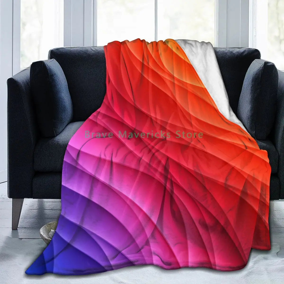 

Color New 3D Personality Printed Flannel Blanket Sheet Bedding Soft Blanket Bed Cover Home Textile Decoration