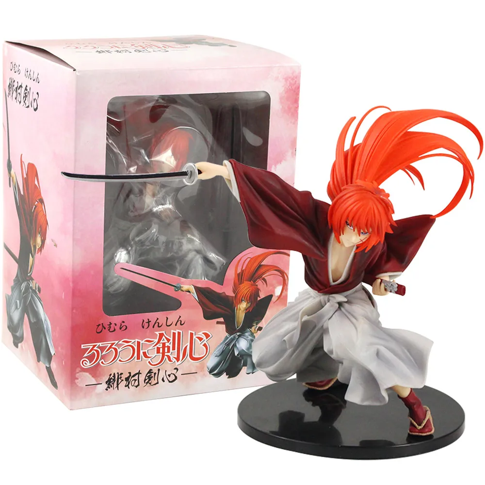 Экшн фигурка руруни кенсин 19 см Himura Kenshin с мечом японская аниме Ronin Коллекционная