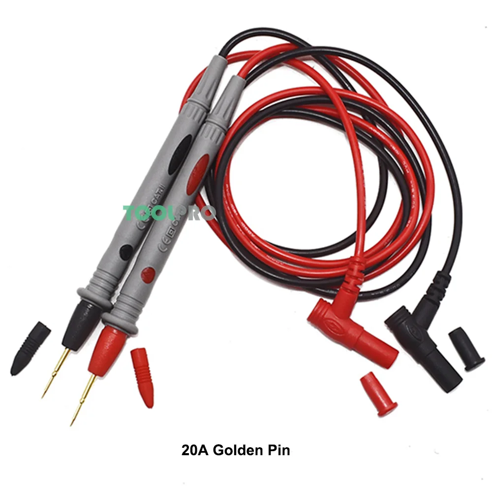 1000V 10A 20A Multimeter Probe Test Leads Pin Needle Wire Pen Cable Black Red for Universal Meter Pin Wholesale Multi Meter