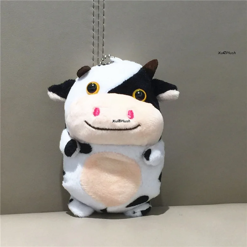 Маленькие 10 см прибл. Корова животное кукла плюшевая мягкая игрушка с