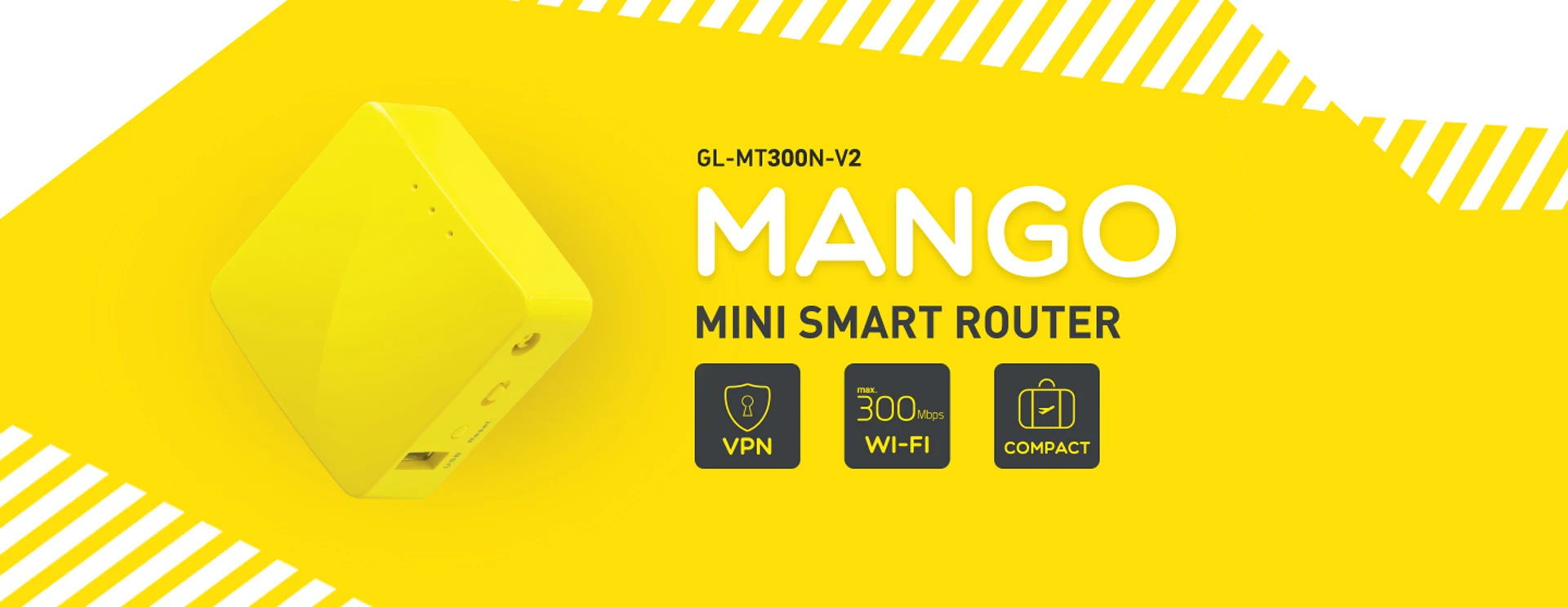 GL-iNET мини умный маршрутизатор GL-MT300N-V2 высокопроизводительный дорожный маршрутизатор с опенвн USB2.0 функцией брандмауэра Быстрая