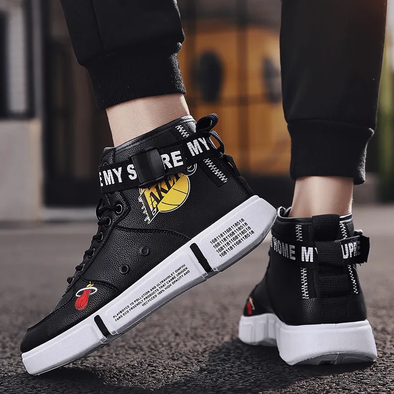 

Hot Sale Superstar Fashion Printed High top Sneakers Autumn Outdoor Warm Sport Shoes Men deportivas hombre chaussures zapatos
