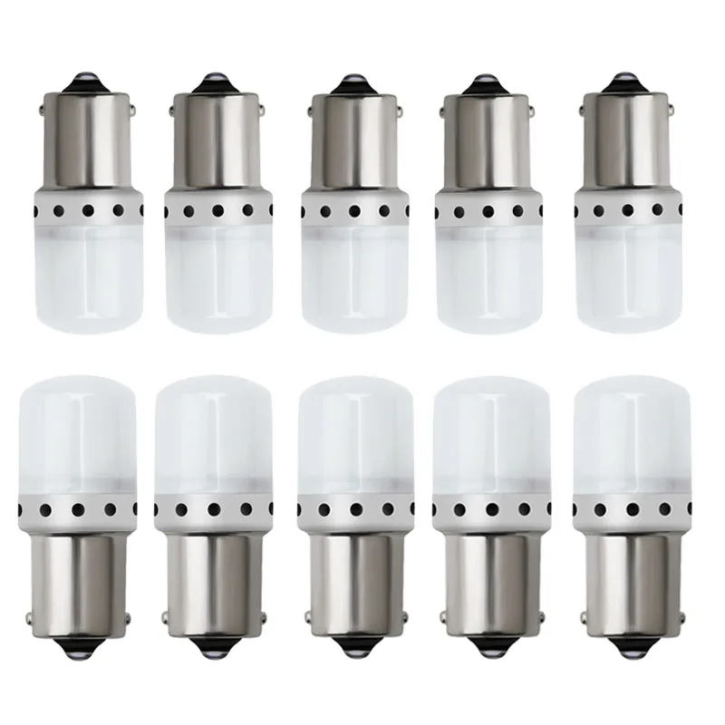10 шт. 1156 BA15S 1157 Ba15d P21W 12V 24V 18 Вт светодиодный с объективом Универсальный Авто