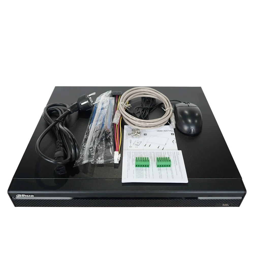 Оригинальный Сетевой видеорегистратор Dahua 16/32 канала 1U 16PoE 4K и H.265