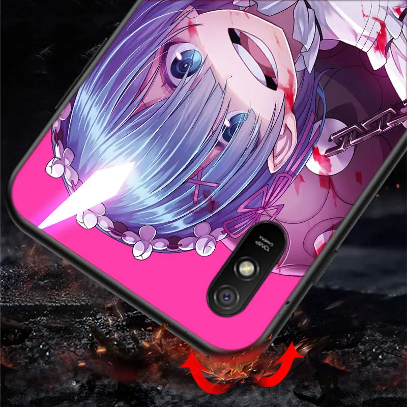 

Anime cute REM For Xiaomi Redmi K30S K30 K20 10X Pro Ultra 9 9I 9A 9C G0 8 8A 7 7A 6 6A 5 5A 4X S2 Phone Case