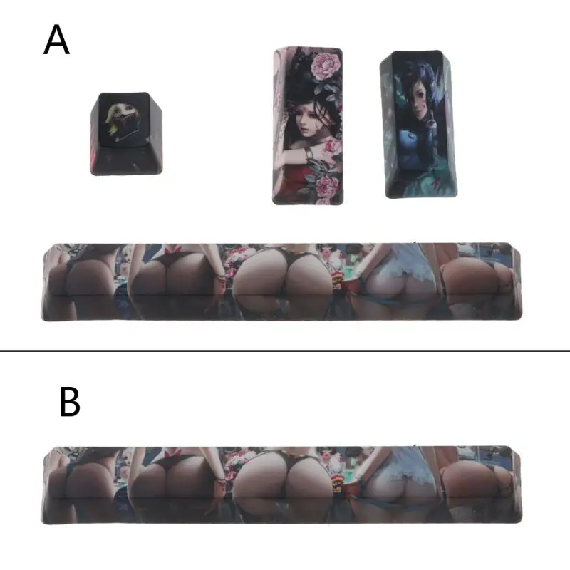 Пробела Keycap PBT пять Сторон краситель подложка 6.25U Вишневый профиль клавиатуры