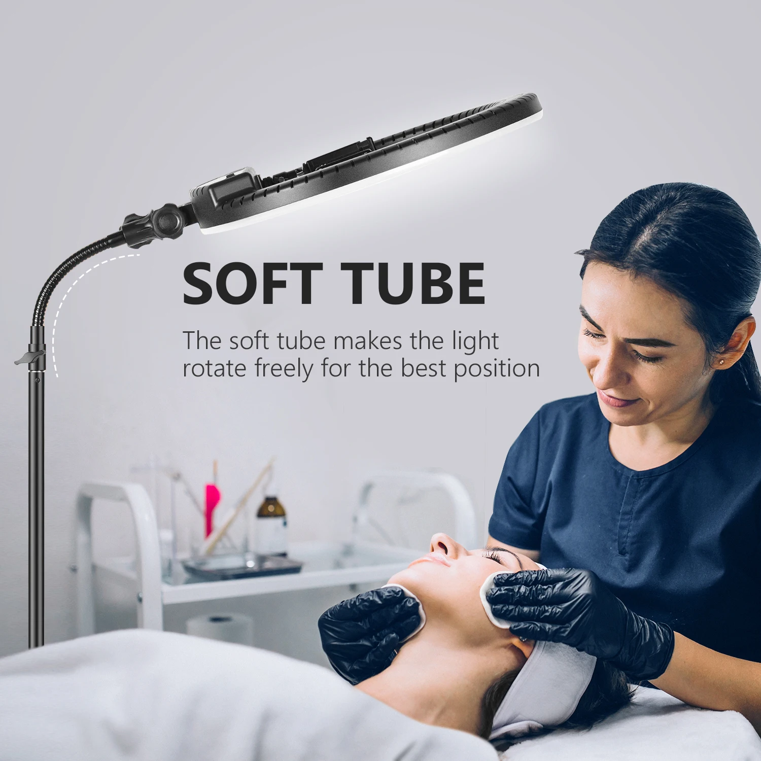 

Neewer 14-inch Dimmable 30W LED Ring Light Kit Includes: Bi-Color Ring Light, Light Stand for Make Up Photo Portrait Photography