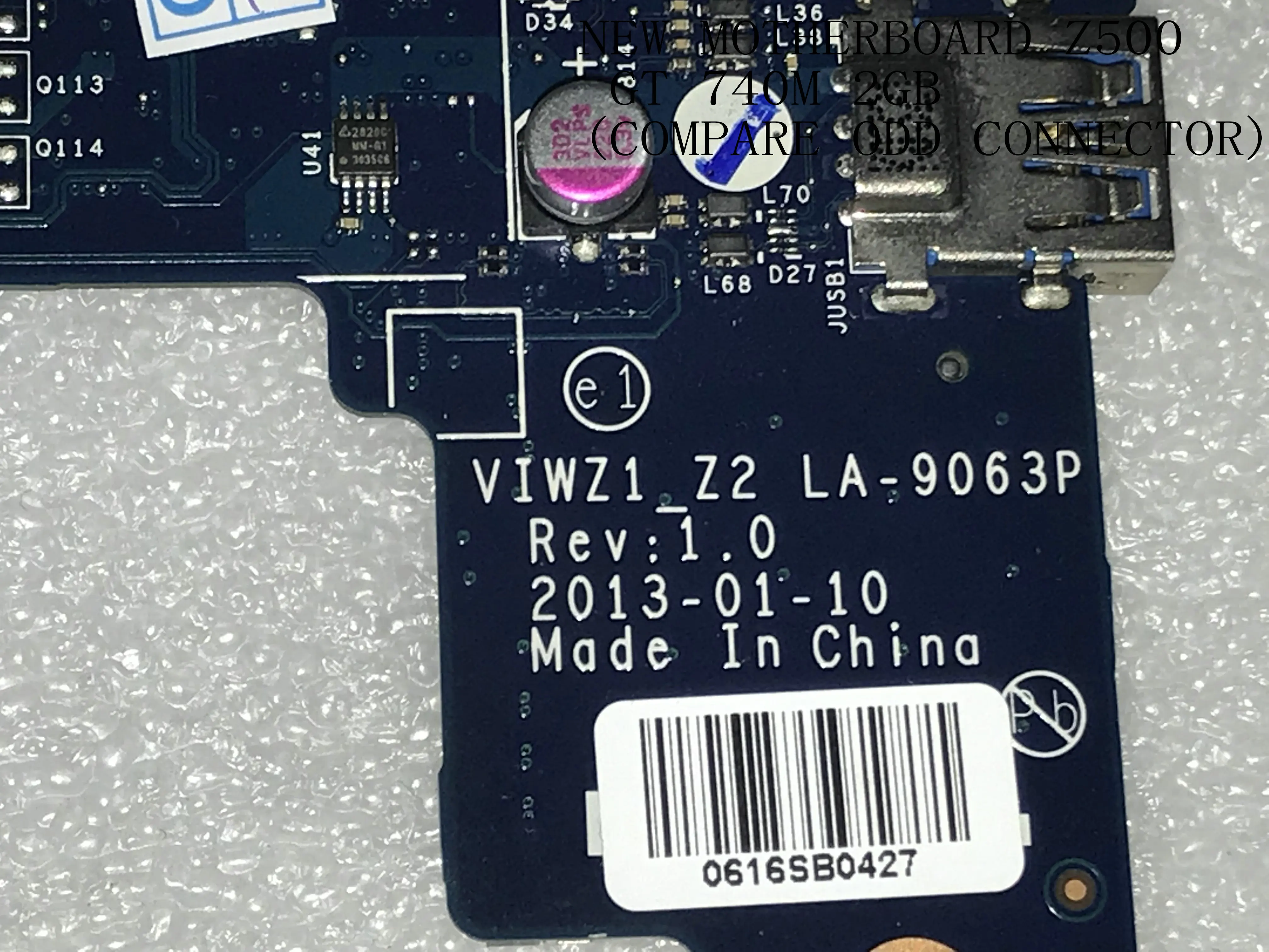 Быстрая доставка viwz1 _ Z2 LA-9063P для ноутбука LENOVO Z500 материнская плата GPU GT740M 90 дней