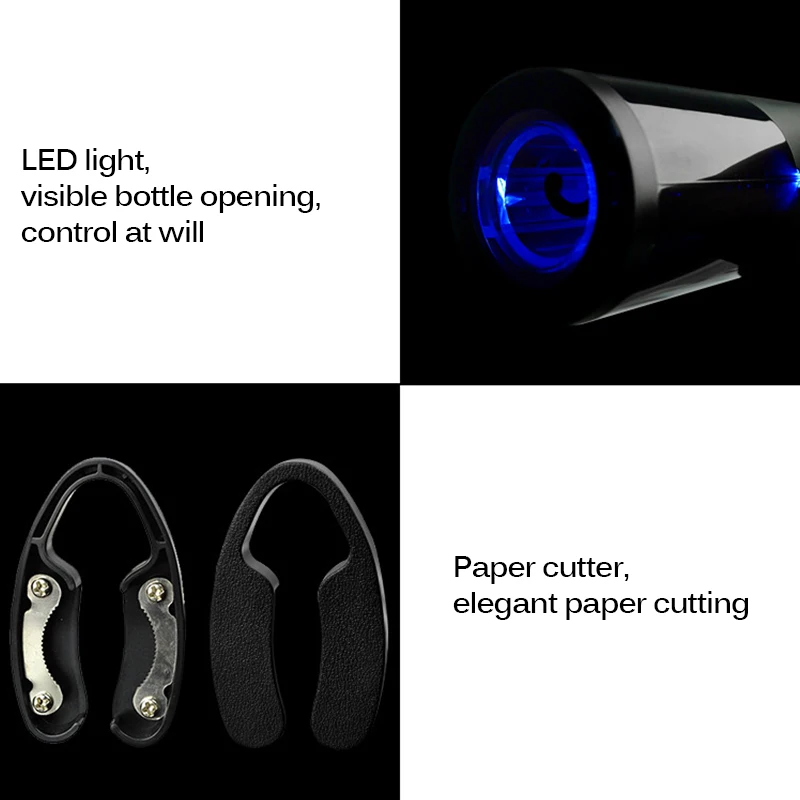 Автоматический штопор для красного вина Электрический фольга резак пробка