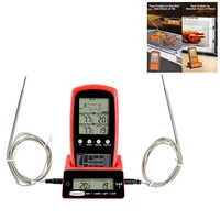 wireless meat thermometer remote digital cooking food with dual probes grill thermometer instant read for grill smoker kitchen