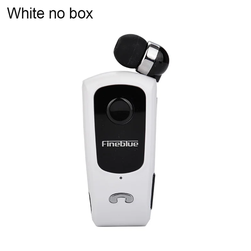 White no box FineBlue F920 выдвижные мини беспроводные Bluetooth наушники звонки напоминают вибрацию износа клип спортивные наушники для бега - Цвет: White no box