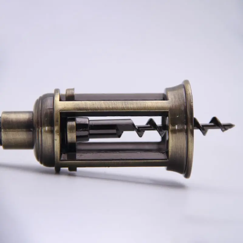 Классический Бронзовый открывалка для бутылок вина штопор из сплава цинка Т