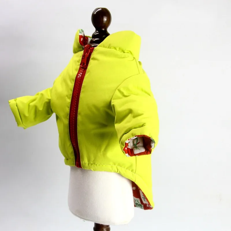 

Reversible Dog Coat Vest Jacket Both Sides Dog Clothes Winter Pet Clothing Outfit Garment Waterproof Dog Costume Dropshipping