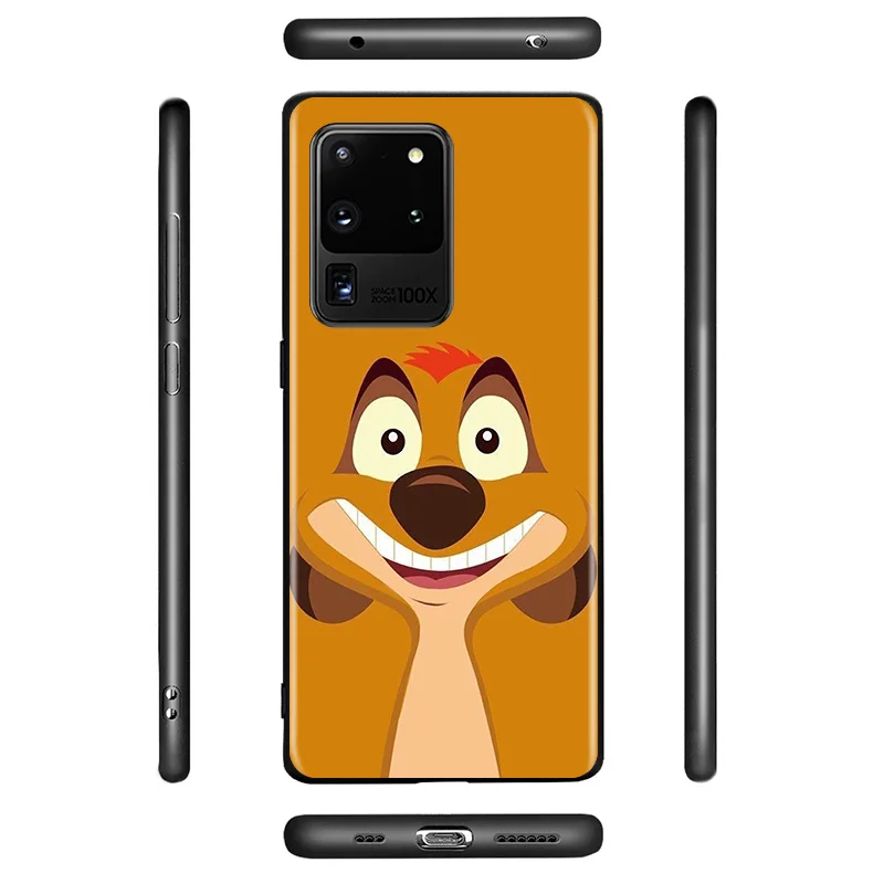 Disney Cartoon Animation The Lion King For Samsung Galaxy A31 A51 A71 A91 A12 A32 A42 A52 A72 A02S TPU Silicone Black Phone Case