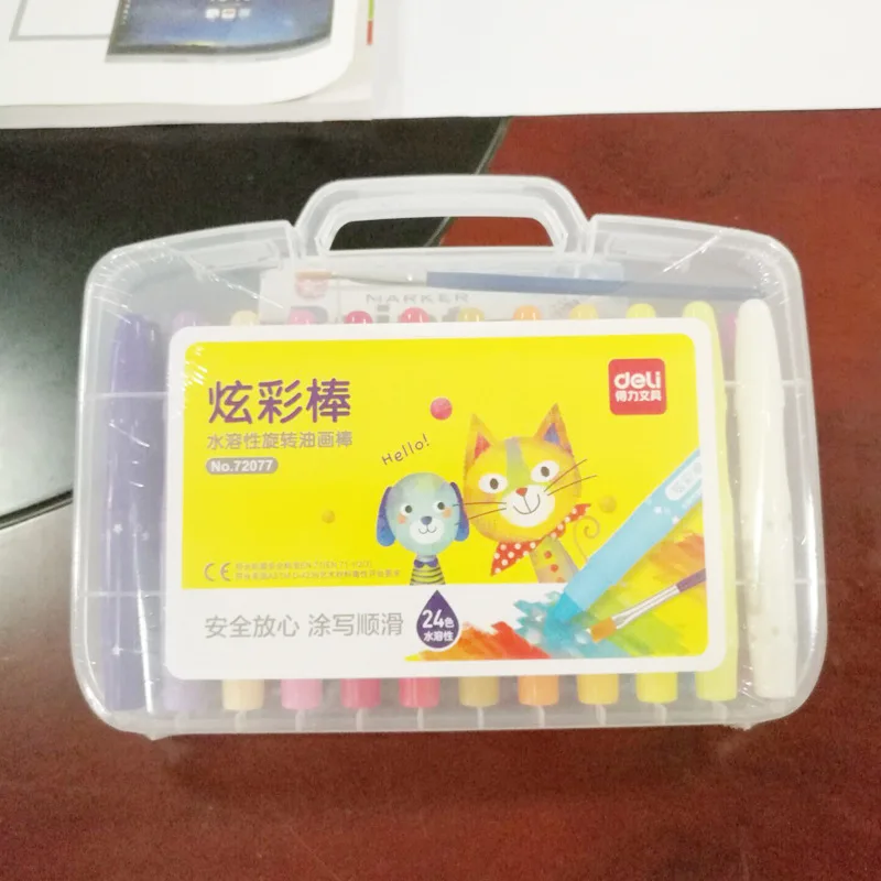 Детская Ослепительная палочка для масляной живописи 12/24/36 цветов 72076/72077/72078 |