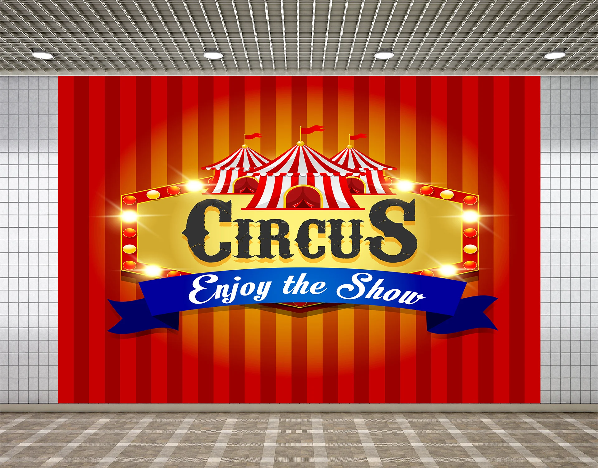 Lyavshi фон с изображением цирка карнавал День рождения баннер фотографии в детскую