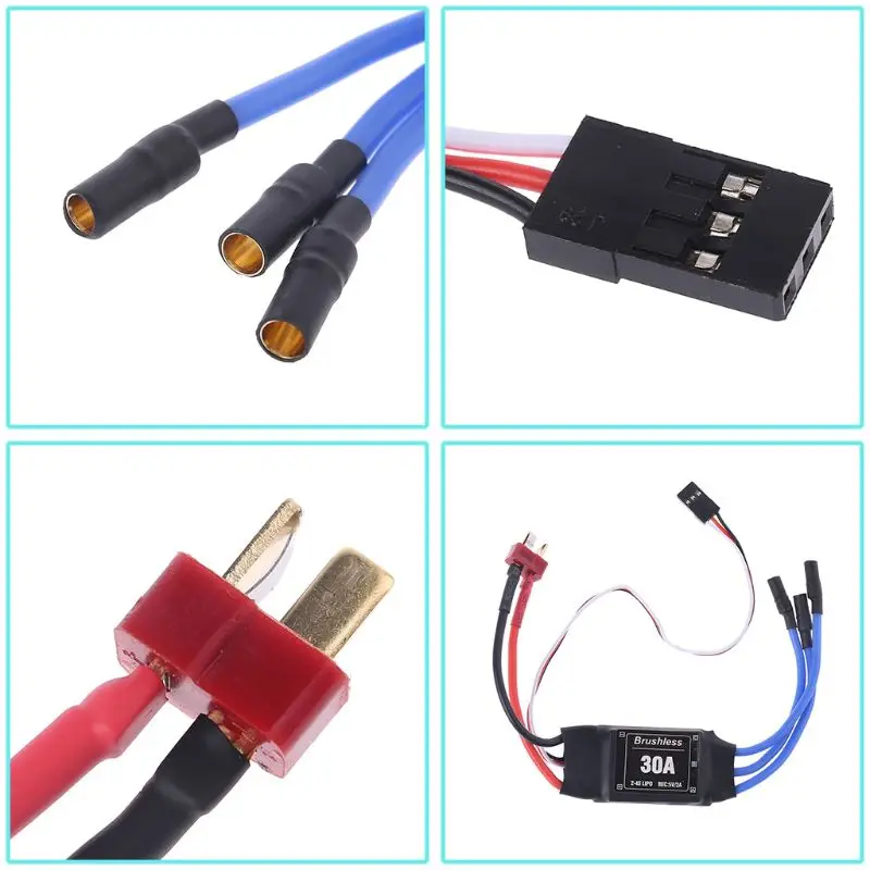 Бесколлекторный мотор Rc 30A ESC 2-4S электрический регулятор скорости с 5V 2A BEC для