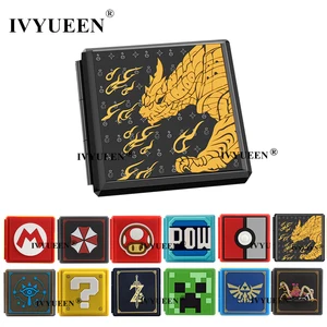 IVYUEEN 24 в 1 чехол для игровых карт для Nintendo Switch Lite консоли хранения игр Micro SD Карты Премиум жесткий корпус ударопрочный