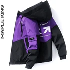 Куртка мужская демисезонная на молнии, с капюшоном, в Корейском стиле