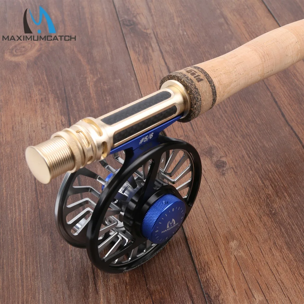 Maximumcatch V-Gold Fly Удочка 40T SK углеродное быстрое действие с Cordura Rod трубка направляющая нержавеющая вставка Pacbay Minima кольцо