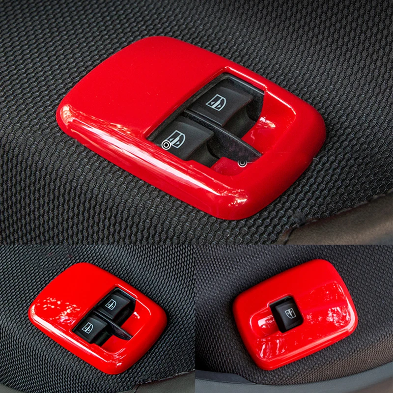 2 шт. автомобильный стеклоподъемник переключатель Панель управления наклейка