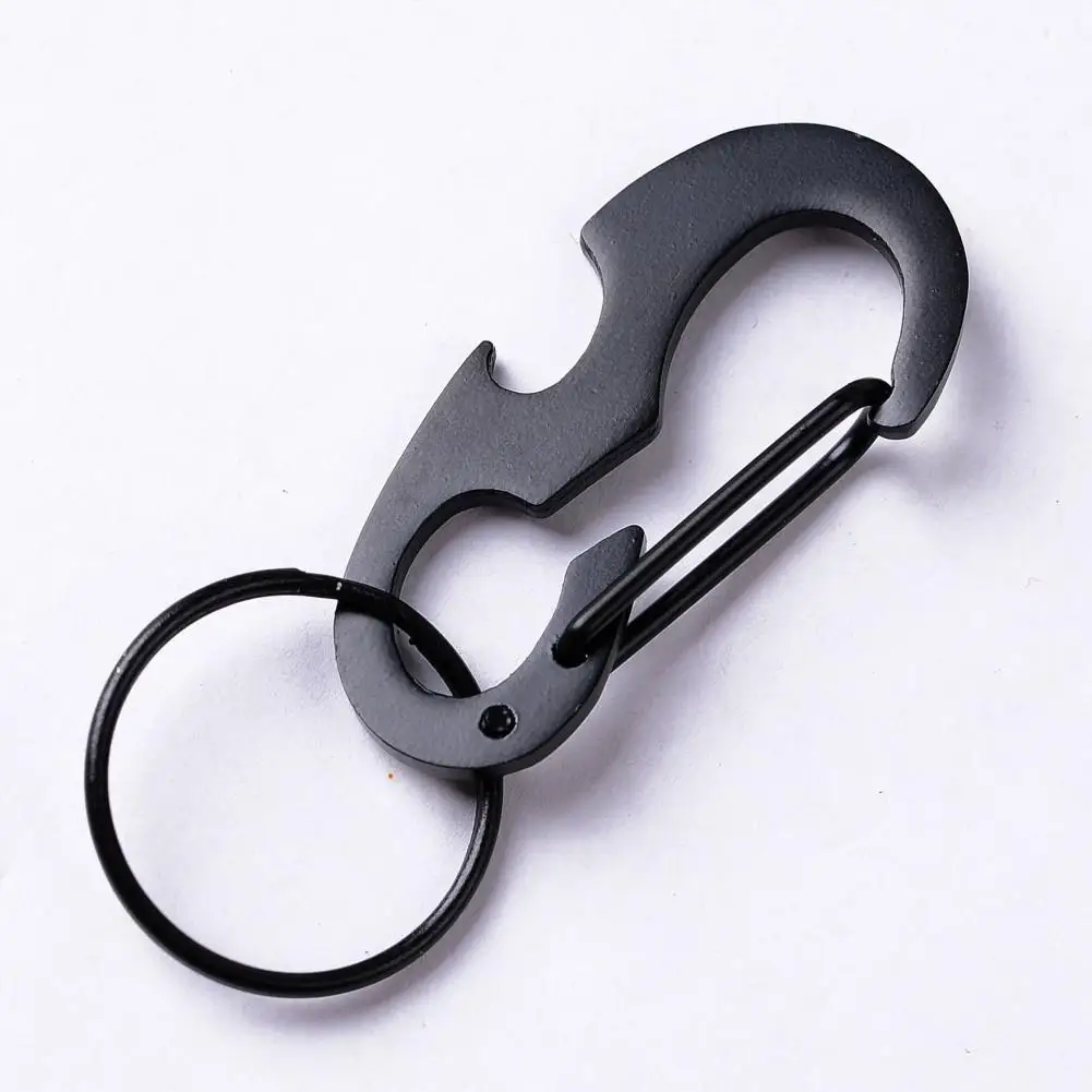 

Outdoor Keychain Tool Multi Tool Spring Hook Buckle Bottle Opener Multi-function Metal Carabiner Carabiner For Keys Tourism Equi