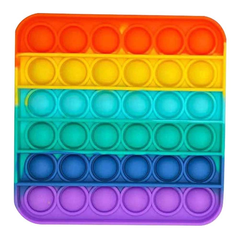 

Push Bubble Sensory Toy Autism Needs Squishy Stress Reliever Toys Adult Kid Funny Anti-stress Pop It Fidget Toys Reliver Stress