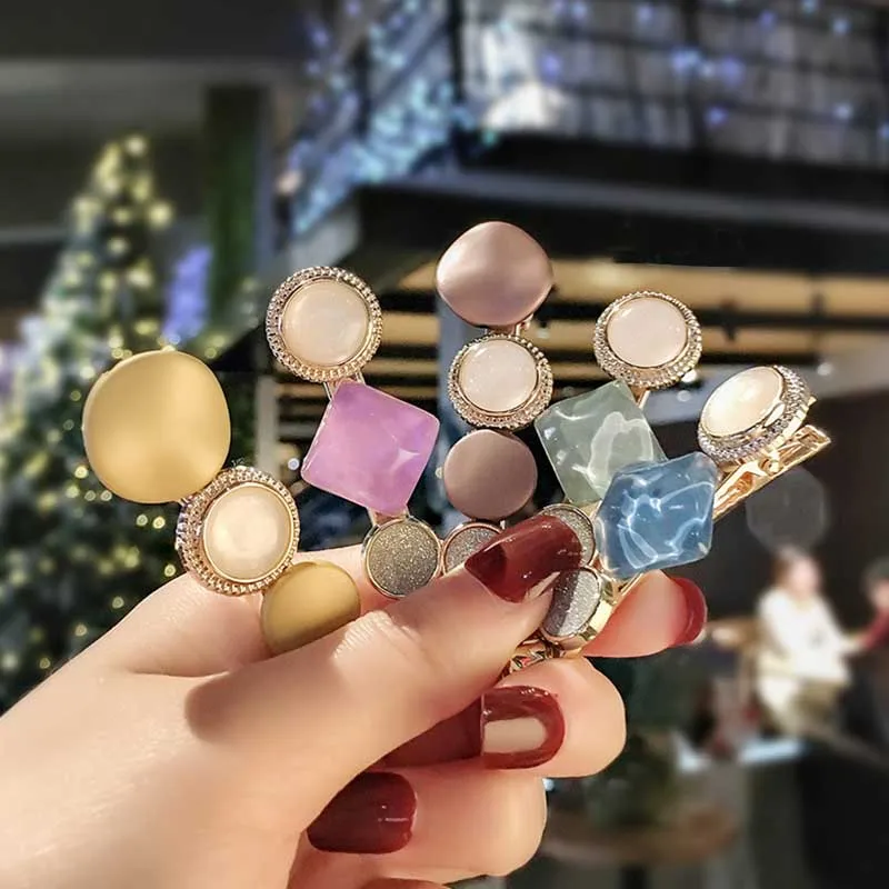 1 шт. в партии 6 стилей женская мода натуральных камней геометрический принт