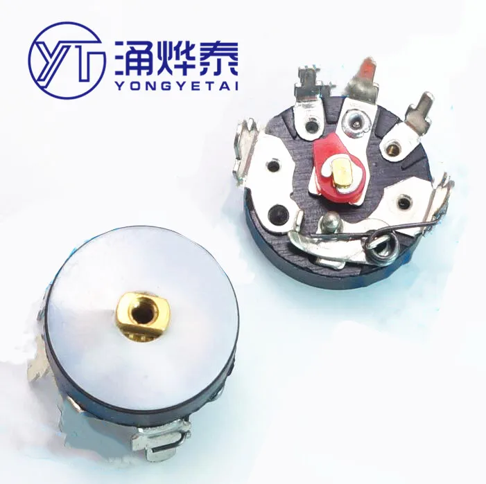 

YYT 10PCS RV12MM curved foot 10K straight foot B103 flat foot with switch B503 50K radio amplifier volume potentiometer